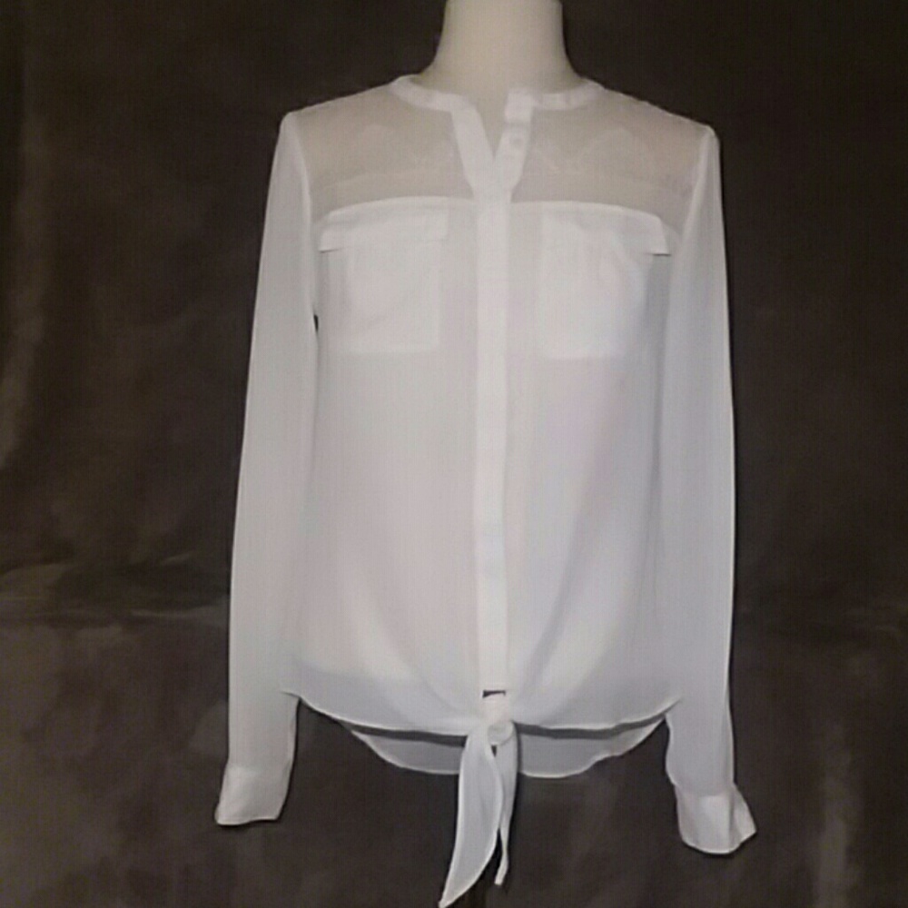 Candies Sheer w/Lace Top